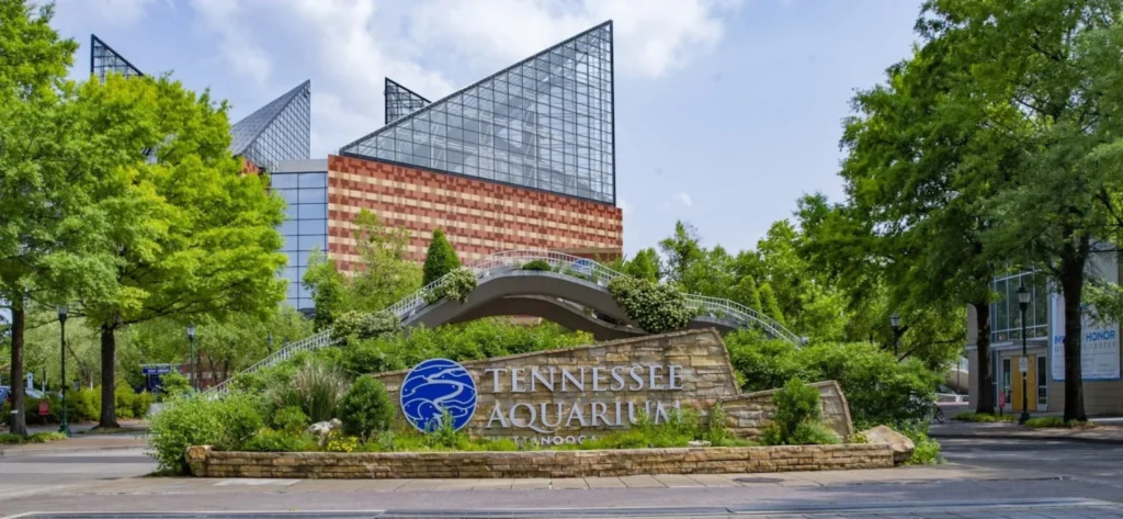 front view of the Tennessee Aquarium