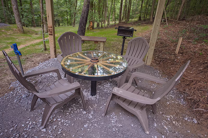 covered wagon camping dining pavilion amenities